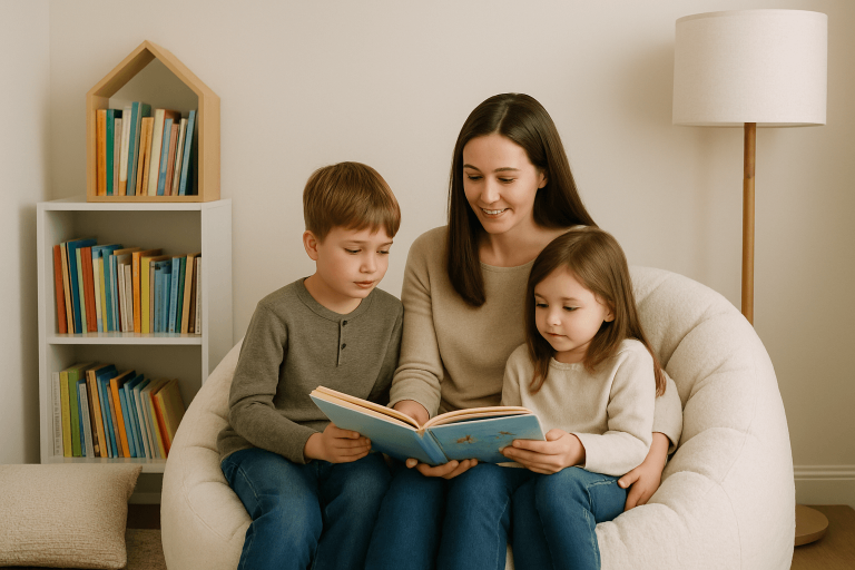 Create a Cozy Family Reading Corner